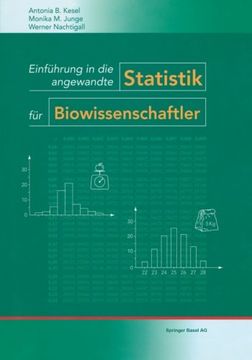 portada Einführung in die angewandte Statistik für Biowissenschaftler (German Edition)