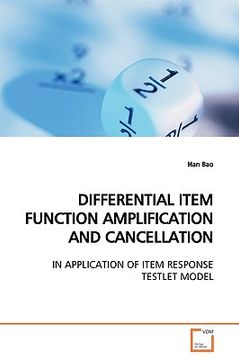 portada differential item function amplification and cancellation (en Inglés)