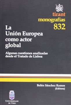 portada La Unión Europea como actor global (Monografía)