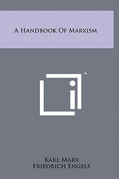 portada a handbook of marxism (in English)