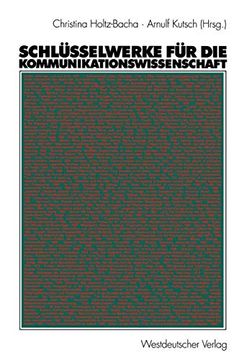 portada Schlüsselwerke für die Kommunikationswissenschaft (in German)