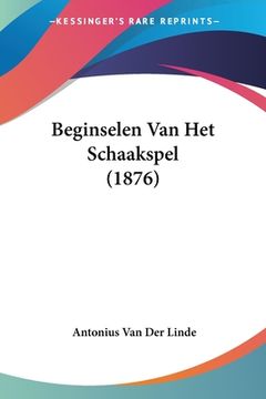 portada Beginselen Van Het Schaakspel (1876)