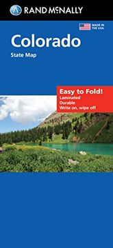 portada Rand Mcnally Easy to Fold: Colorado State Laminated map (en Inglés)