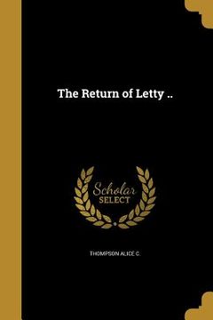 portada The Return of Letty .. (in English)
