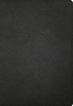 portada NASB Super Giant Print Reference Bible, Black Genuine Leather, Indexed (en Inglés)