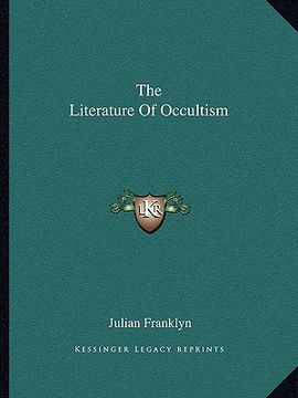 portada the literature of occultism