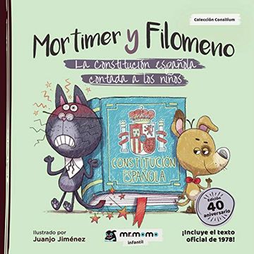 portada Mortimer y Filomeno: La Constitución Española Contada a los Niños