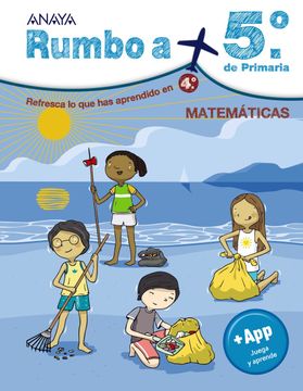 portada Vacaciones Rumbo A.   Matematicas 5º Educacion Primaria