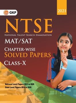 portada Ntse 2020-21 Class 10th (Mat + Sat) Chapter Wise Solved Papers (National Level 2012 to 2020 & State Level 2014 to 2020) (en Inglés)