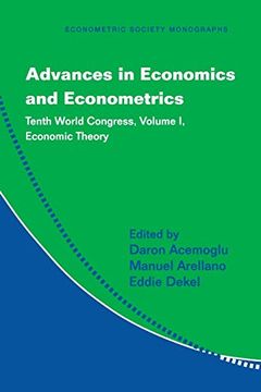portada Advances in Economics and Econometrics 3 Volume Paperback Set: Advances in Economics and Econometrics: Volume 1, Economic Theory, Paperback (Econometric Society Monographs) (libro en Inglés)