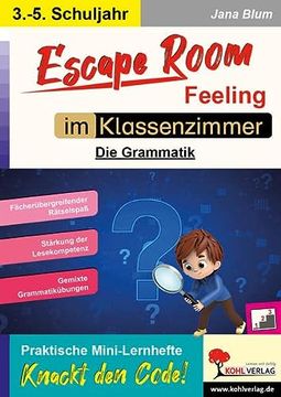 portada Escape Room Feeling im Klassenzimmer: Die Grammatik (en Alemán)