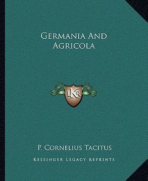 portada germania and agricola (in English)