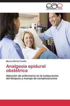 portada analgesia epidural obstetrica (in Spanish)