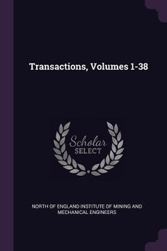 portada Transactions, Volumes 1-38 (en Inglés)