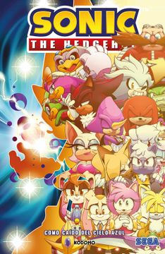 portada Sonic the Hedgehog: Como Caido del Cielo Azul
