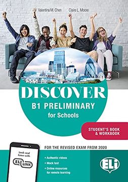 portada Discover b1 Preliminary for Schools: Student'S Book & Workbook + Digital Book + (en Inglés)
