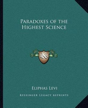 portada paradoxes of the highest science (in English)