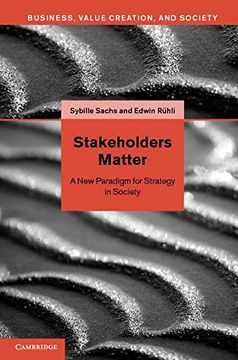 portada Stakeholders Matter Hardback (Business, Value Creation, and Society) (en Inglés)