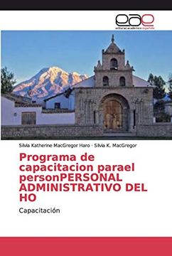 portada Programa de Capacitacion Parael Personpersonal Administrativo del ho: Capacitación