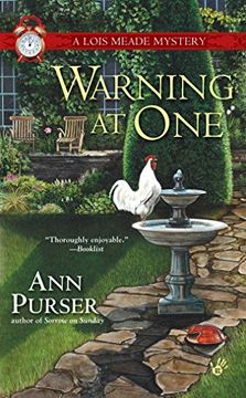 portada Warning at one (Lois Meade Mysteries (Paperback)) 