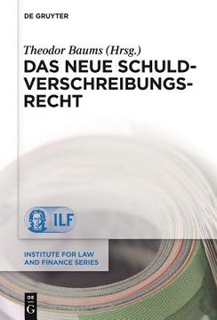 portada Das Neue Schuldverschreibungsrecht (en Alemán)