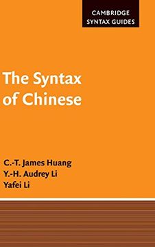 portada The Syntax of Chinese Hardback (Cambridge Syntax Guides) (en Inglés)