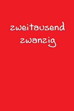 portada Zweitausend Zwanzig: Manager Timer 2020 a5 rot (in German)