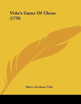 portada vida's game of chess (1778) (en Inglés)