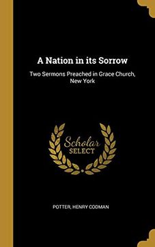 portada A Nation in its Sorrow: Two Sermons Preached in Grace Church, new York (en Inglés)