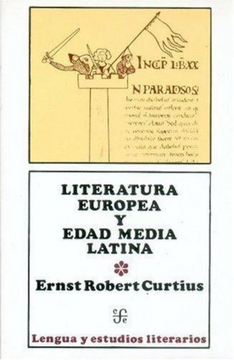 portada Literatura Europea y Edad Media Latina, i (in Spanish)
