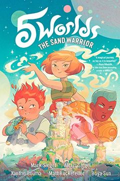 portada 5 Worlds Book 1: The Sand Warrior (en Inglés)