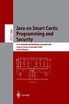 portada java on smart cards: programming and security: first international workshop, javacard 2000 cannes, france, september 14, 2000 revised papers (en Inglés)