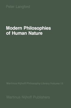 portada Modern Philosophies of Human Nature: Their Emergence from Christian Thought (Martinus Nijhoff Philosophy Library) (Volume 15)