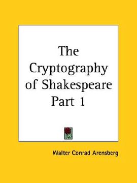portada the cryptography of shakespeare part 1 (en Inglés)