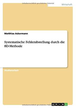 portada Systematische Fehlerabstellung durch die 8D-Methode