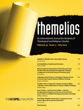 portada Themelios, Volume 35, Issue 2 (en Inglés)