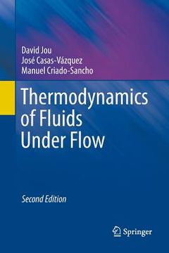 portada Thermodynamics of Fluids Under Flow (en Inglés)