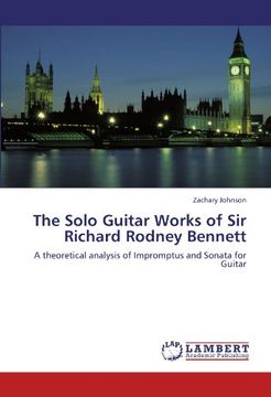 portada the solo guitar works of sir richard rodney bennett (in English)