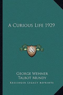 portada a curious life 1929 (in English)