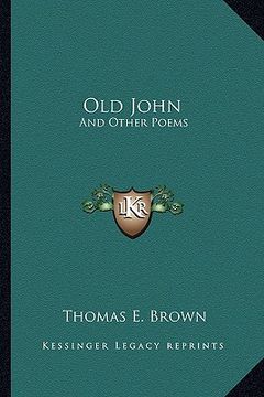 portada old john: and other poems (in English)