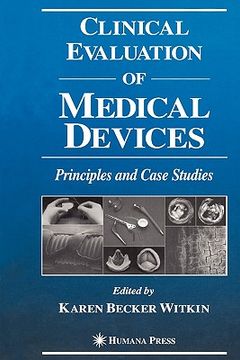 portada clinical evaluation of medical devices: principles and case studies (in English)
