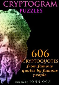 portada Cryptogram Puzzles: 606 Cryptoquotes from famous quotes by famous people (en Inglés)