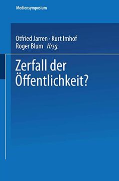 portada Zerfall der Öffentlichkeit? (in German)