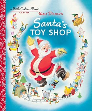 portada Santa's toy Shop (Disney) (Little Golden Book) (en Inglés)