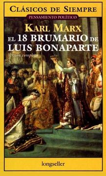 portada El 18 Brumario de Luis Bonaparte (in Spanish)