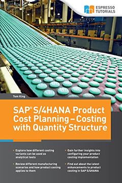 portada Sap S/4Hana Product Cost Planning - Costing With Quantity Structure (en Inglés)