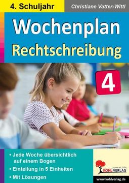 portada Wochenplan Rechtschreibung / Klasse 4 (en Alemán)