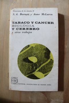portada Tabaco y Cancer Biologia y Cerebro y Otros Trabajos