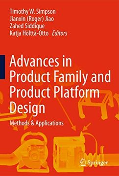 portada Advances in Product Family and Product Platform Design: Methods & Applications (en Inglés)