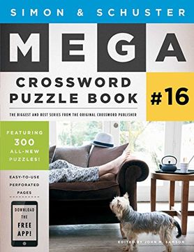 portada Simon & Schuster Mega Crossword Puzzle Book #16, Volume 16 (en Inglés)